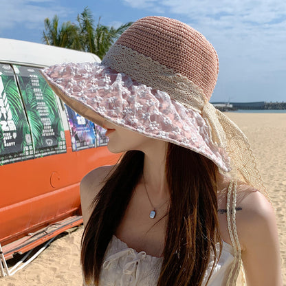 Lace Bow Straw Fisherman Hat Summer Outdoor Sunhat With Large Brim Ant
 Product information:
 
 Material:Polyester+Lace
 


 


 Packing list:

Hat*1

 


 Product Image:


 
 
 
 
 
 
Clothing & Apparel for WomenShoparamas.comLace Bow Straw Fisherman Hat Summer Outdoor Sunhat