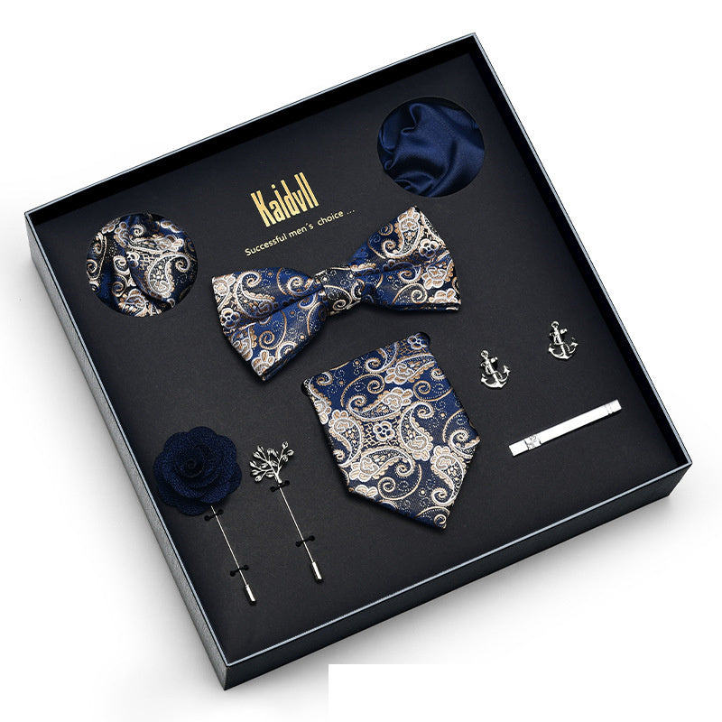 Eight Piece Tie Square Bow Tie Brooch
 
 Product information:
 
 
 Material: polyester yarn
 
 Pattern: color matching
 
 Color: 6001, 6002, 6003, 6004, 6005, 6006, 6007, 6008, 6009, 6010, 6011, 6012, 6Clothing & ApparelShoparamas.comPiece Tie Square Bow Tie Brooch