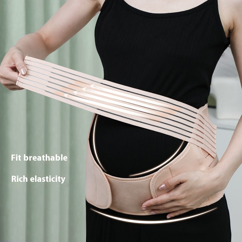 Maternity Belt Support Belt Three-piece Elastic Breathable Adjustable 
 Product information:
 
 Thickness: ordinary
 
 Fabric name: Polyester
 
 Color: Black, shrimp red, apricot
 
 Main fabric composition: Polyester Fiber (polyester)
Clothing & Apparel for WomenShoparamas.com-piece Elastic Breathable Adjustable Waist Support