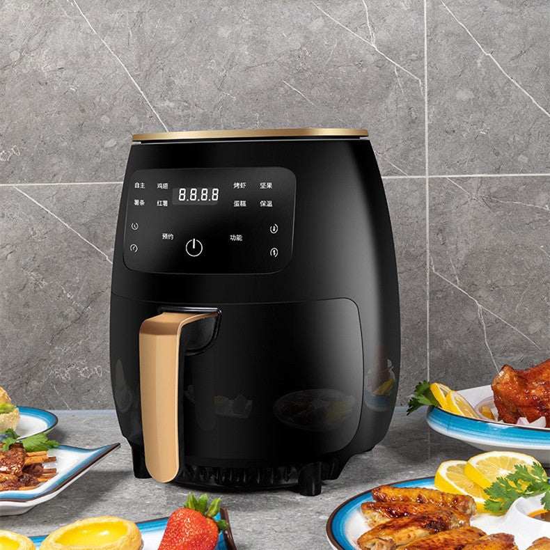 Air Fryer Smart Touch Home Electric Fryer
 Product information:
  
 


 Control mode: touch
 
 Heating mode: heating by heating pipe
 
 Safety function: automatic power-off
 
 Rated power: 1400W
 
 Body matAppliancesShoparamas.comAir Fryer Smart Touch Home Electric Fryer