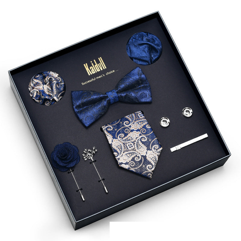 Eight Piece Tie Square Bow Tie Brooch
 
 Product information:
 
 
 Material: polyester yarn
 
 Pattern: color matching
 
 Color: 6001, 6002, 6003, 6004, 6005, 6006, 6007, 6008, 6009, 6010, 6011, 6012, 6Clothing & ApparelShoparamas.comPiece Tie Square Bow Tie Brooch