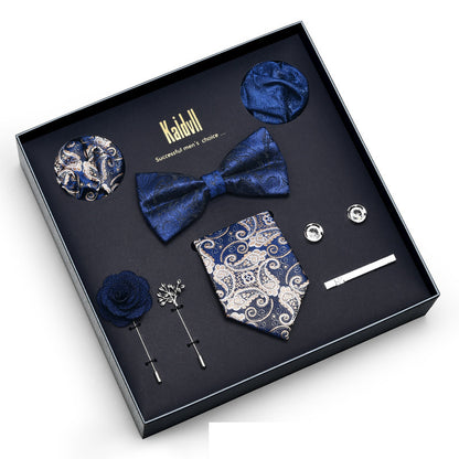 Eight Piece Tie Square Bow Tie Brooch
 
 Product information:
 
 
 Material: polyester yarn
 
 Pattern: color matching
 
 Color: 6001, 6002, 6003, 6004, 6005, 6006, 6007, 6008, 6009, 6010, 6011, 6012, 6Clothing & ApparelShoparamas.comPiece Tie Square Bow Tie Brooch