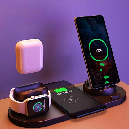 Wireless Charger For IPhone Fast Charger For Phone Fast Charging Pad F
 Product information:
 


 Input parameter: 5 (V)
 
 Output parameter: 5 (V)
 
 Type: wireless charging
 
 Charging current: 2000 (mA)
 
 Battery type: lithium battCell Phone & AccessoriesShoparamas.com1 Charging Dock Station